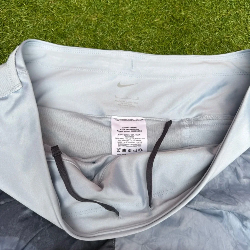 Nike Trail Running Shorts Large Grey‎ Tie Dye Gorpcore Athletic Lightweight